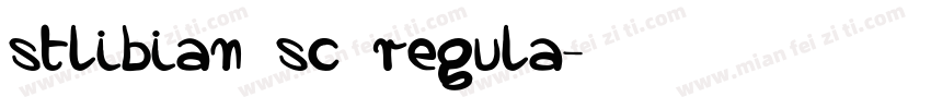 stlibian sc regula字体转换